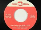 Funk Gospel 45 - Faith, Hope, & Charity - What The People Said - Warrior VG+ mp3