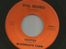 GARAGE FUZZ PSYCH - McDONALD'S FARM - EXCITED  /  DEEP FEELING  -HEAR 1968 VITAL