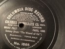 1902 COLUMBIA DISC RECORD “SAMMY” (The Wizard Of Oz) Hutchinson