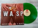 WASP animal f**k like a beast..LP GREEN-MUSIC FOR NATIONS-12 KUT 109  YEARS 1984