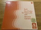 RARE MAURICE GENDRON PLAYS BACH 6 SUITE FOR SOLO CELLO 3 LP BOX ON PHILIPS
