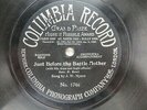 78 RPM - J. W. Myers - COLUMBIA 1746 - Just Before The Battle Mother - Civil War