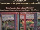 CHAUSSON: Concert for Violin Pasquier LP 1984 HARMONIA MUNDI 1135 French imp. NM
