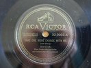 JAZZ GILLUM 1949 BLUES 78 TAKE ONE MORE CHANCE WITH ME  US RCA VICTOR 22-0033 E-