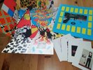 ELVIS COSTELLO & THE ATTRACTIONS LP + POSTCARDS ARMED FORCES ORIG UK 1979 RECORD