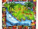 FLOYD LLOYD-painted faces    la records LP (hear)  reggae  white label