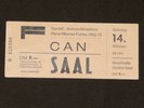 CAN GERMANY TOUR VINTAGE TICKET 70s HAMBURG MUSIKHALLE TAGO MAGO MONSTER MOVIE