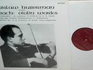 Bronislaw Huberman*BACH :Violin Works *RECITAL RECORDS  USA *MINT