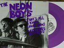 RICHARD HELL & VOIDOIDS / NEON BOYS – 7”EP VG+/VG++ purple, punk Television