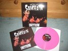 SAMHAIN (GLENN DANZIG) INITIUM PINK VINYL LYRIC/CREDIT INSERT PLAN 9 STEREO LP
