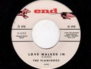 DOOWOP-FLAMINGOS-END 1055-LOVE WALKED IN/YOURS-WHITE END LABEL
