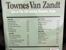 COLORED sealed TOWNES VAN ZANT - Live At The Old Quarter Colored Vinyl FREE ship