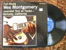 WES MONTGOMERY LP- FULL HOUSE- MONO- RIVERSIDE RLP 434- JAZZ DG GROOVE- RARE-