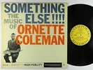 Ornette Coleman - Something Else LP - Contemporary - C3551 Mono VG+