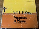 MILES DAVIS SKETCHES OF SPAIN ULTRA-RARE ORIG'60 COLUMBIA SIX EYE STEREO LP MINT