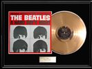 THE BEATLES HARD DAYS NIGHT FRAMED LP GOLD METALIZED RECORD ALBUM NON RIAA