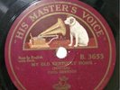 PAUL ROBESON ol' man river/kentucky home INDIA RARE 78 RPM RECORD VG+