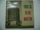 DEAN MARTIN THIS IS RARE LP capitol label RECORD vinyl INDIA INDIAN press VG+