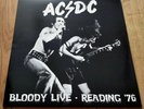 ACDC Bloody Live-reading 1976 Blue Vinyl, classic rock, limited edition album