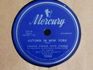 Charlie Parker With Strings ‎: Autumn In New York / Temptation (Mercury 10