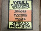 RR 29 Weil / Varese / Bowles / Martinu / Chicago Pro Musica SEALED