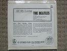 The Beatles All My Loving UK 2nd Press 7