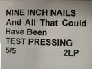 NINE INCH NAILS All That Could Have Been TEST PRESS 2LP Matrix #756220 Live