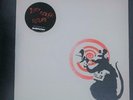 Banksy - Radar Rat - Dirty Funker  - Grey/Red Vinyl Album Art Print -1/500 2008.