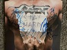 Raven - Stay Hard - Autographed Cover - Vinyl LP - EX/EX - Atlantic. 1985.