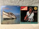 2 JIMMY BUFFETT Vinyl LP Lot- YOU HAD TO BE THERE LIVING AND DYING IN 3/4 TIME