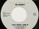 THE VERDICT That’s Where I Come In NUANCE 45 modern soul boogie NM 7” HEAR