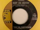 Northern Soul 45 5TH DIMENSION Train, Keep On Movin'/I'll Be Lovin' You Forever