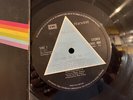 PINK FLOYD DARK SIDE MOON BLUE TRIANGLE SHVL 804 POSTERS ORIGINAL UK LP EXC