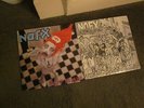 NOFX 2LP lot, Pump Up The Valuum OP'00 Blue Vinyl EX,The Longest Line EP