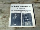 Martin Luther King Jr & Malcolm X.  33 1/3 rpm  G.R Records  LP - 100