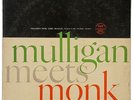 RARE JAZZ Thelonious Monk/Gerry Mulligan - Monk Meets Muligan LP Riverside DG...
