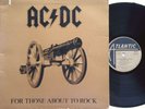 AC/DC *FOR THOSE ABOUT TO ROCK WE SALUTE YOU* USA ATLANTIC 1ST PRESS LP VG+