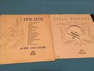 Erik Satie Aldo Ciccolini Columbia  Test Press Lp