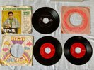 3   ELVIS PRESLEY 45 RPM - Conversation,Hard Headed Woman,Big Boss Man,Love
