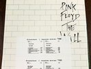 PINK FLOYD THE WALL '79 COLUMBIA PROMOTIONAL COPY TIMING STRIP STICKER SEALED