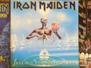 Iron Maiden 3 Vinyl Records, Live After Death, Seventh Son, Somewhere In Time