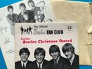 BEATLES 1964 Second Christmas Flexi, Newsletter & Mailer  Fan Club Memorabilia