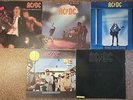 AC/DC 5x LP (Back in black, Who made who, Let there be rock, Dirty deeds done)