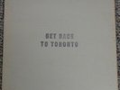 Beatles GET BACK TO TORONTO Vinyl 33 rpm LP Album - 1970 - I.P.F. Records