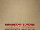ENNIO  MORRICONE - DIMENSIONI SONORE - BOXSET 10LP + 10CD + BOOK + BAG NUOVO