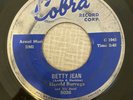 Rockabilly 45 HAROLD BURRAGE - Betty Jean  - Cobra