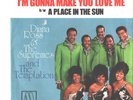 SUPREMES/TEMPTATIONS--PICTURE SLEEVE +45-(I'M GONNA MAKE U LOVE ME)--PS--PIC-SLV
