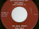 Gene Terry And His Down Beats No Mail Today Never Let Her Go Goldband G-1081