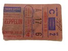 Led Zeppelin MADISON SQAURE GARDEN 6/11/1977 TICKET STUB NYC MSG JIMMY PAGE