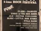 Punk Mont-de-Marsan : Affiche originale  2ème festival punk 5 et 6 août 1977